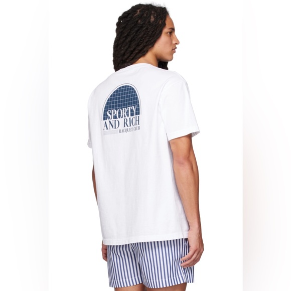 SPORTY & RICH Racquet Club' T-Shirt - Picture 4 of 5
